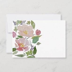 Summer #2- Floral 3.5 X 5 Blank Note Card