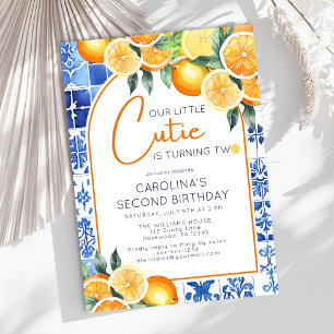 Summer 2nd Birthday Invitation