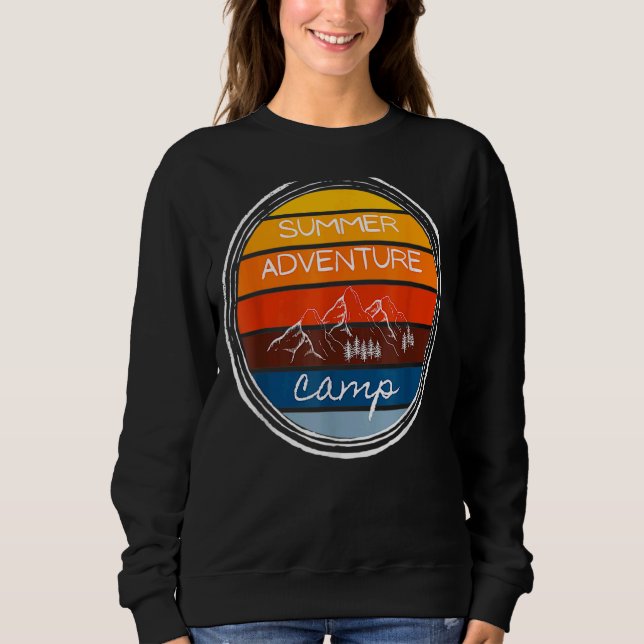 Summer Adventure Awaits Camper 4 Sweatshirt (Front)
