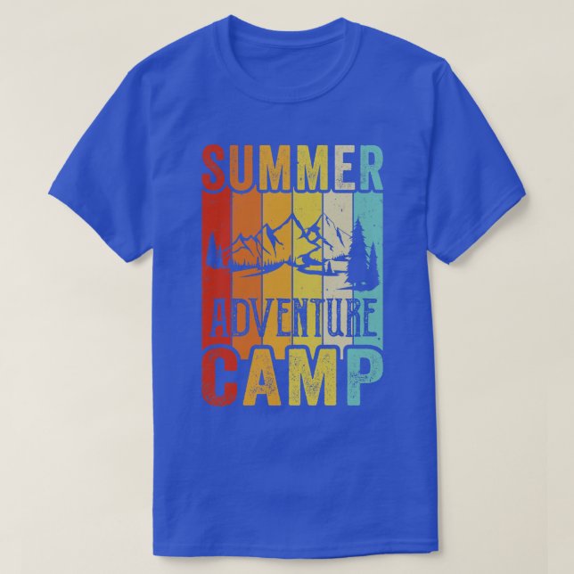 Summer Adventure Awaits Camper T-Shirt (Design Front)