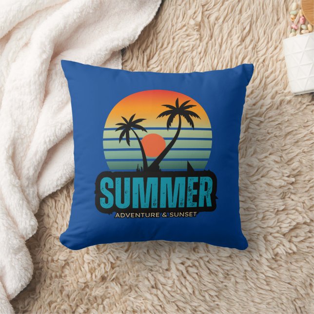 Summer Adventure Cushion (Blanket)