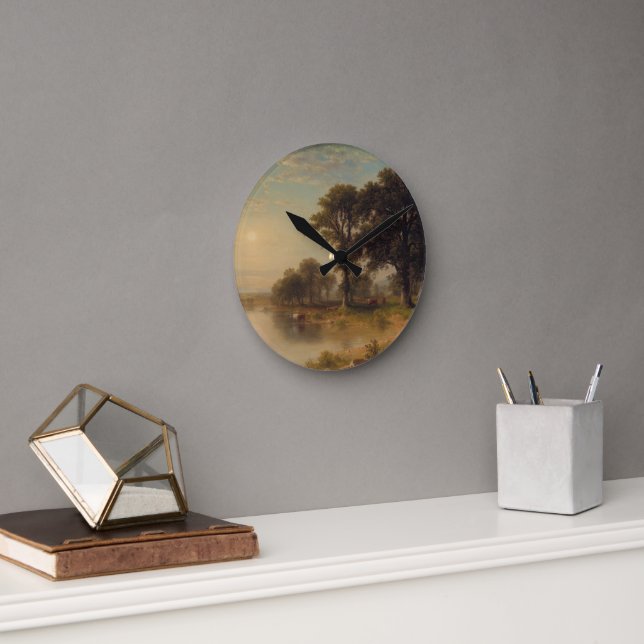 Summer Afternoon (1865) - Round Clock (Office)