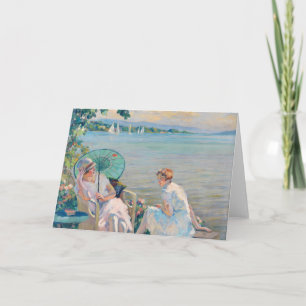 Summer Afternoon at the Lake Edward Cucuel Card