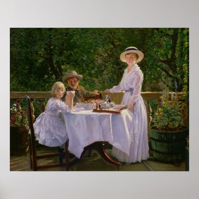 Summer Afternoon Tea Poster (Front)