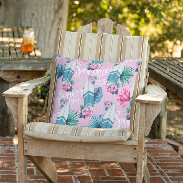 Summer And Beach Pattern Cushion (Chair)