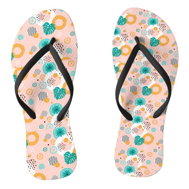 Summer Art Design Jandals (Footbed)