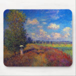 Summer art impressionist poppy fields by Monet Mouse Pad<br><div class="desc">This piece is titled: Poppy Field in Summer
 
A beautiful colourful French Impressionist landscape painting.
 
Claude Monet was a gifted painter with a long and prolific career.  He was a founding father of French impressionist painting.  The movement takes its name from the Monet painting titled:  Impression,  Sunrise.</div>
