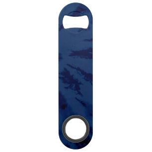 Summer Artsy Navy Blue Tie Dye Swirl