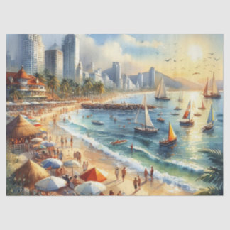 Summer at the Bay Tissue Paper