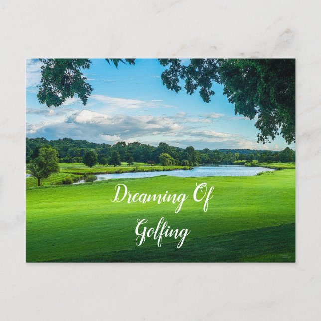Summer At The Golf Course Postcard (Front)