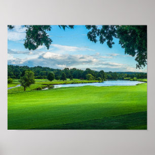Summer At The Golf Course Poster