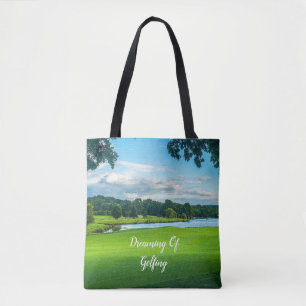 Summer At The Golf Course Tote Bag