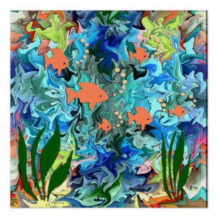 Summer at the Pond.... Poster