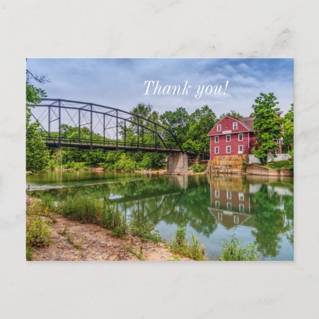 Summer At War Eagle Mill Thank you Postcard (Front)