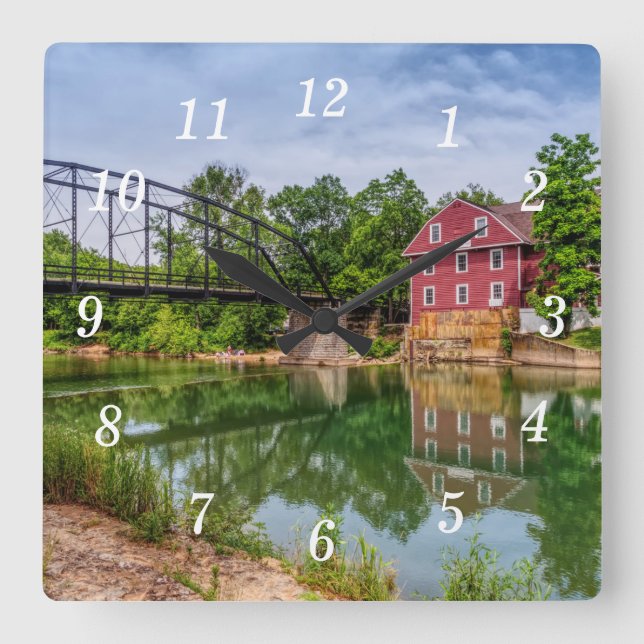 Summer At War Eagle Mill Wall Clock (Front)