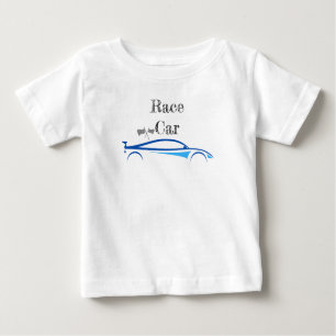 Summer Baby Race Car  Baby T-Shirt