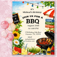 Summer Backyard Barbecue Family Gathering