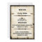 Summer BBQ Moustache Pig Wanted Invitations