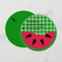 Summer BBQ Picnic Birthday Party Customisable