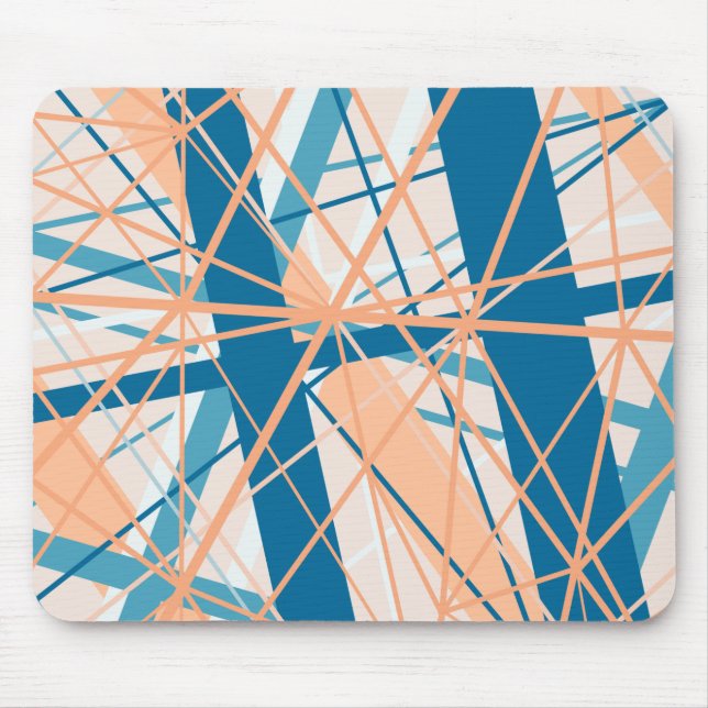 Summer Beach Abstract Geometric Mouse pad (Front)