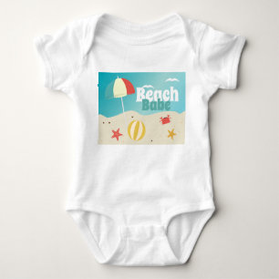 Summer Beach Babe Holiday Baby Bodysuit
