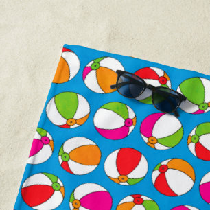 Summer Beach Balls Towel