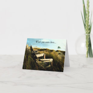 Summer Beach Chairs.. Notecards