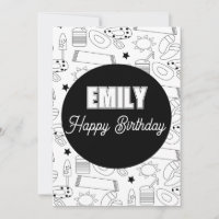 Summer Beach Colouring Birthday Party