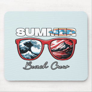 Summer Beach Crew - Summer Vibes Mouse Pad