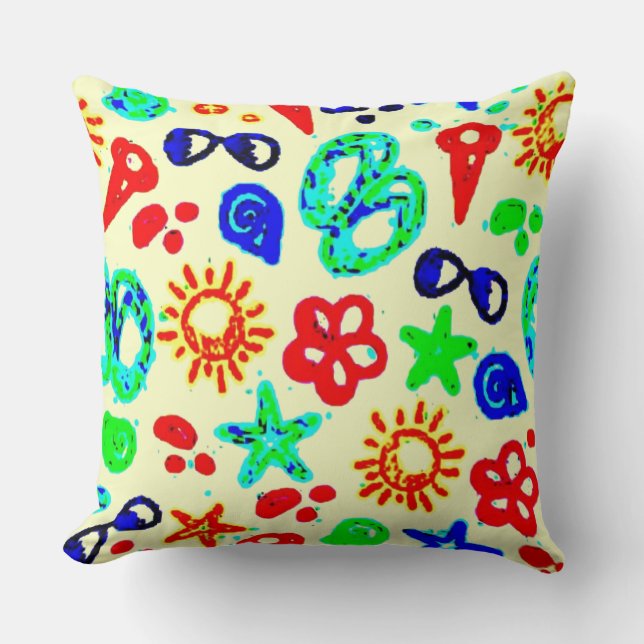Summer Beach Cushion (Front)