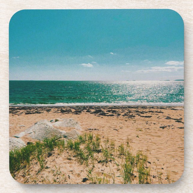 Summer beach day in the Swedish Archipelago  Coaster (Front)