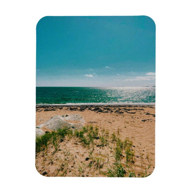 Summer beach day in the Swedish Archipelago  Magnet (Vertical)