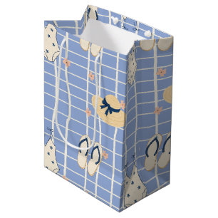 Summer Beach Essentials Pattern (1) Medium Gift Bag