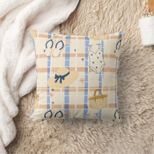 Summer Beach Essentials Pattern (7) Cushion
