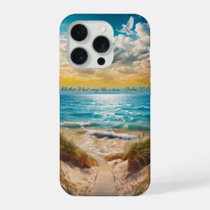 Summer beach iphone case with inspiring Psalm 55:6