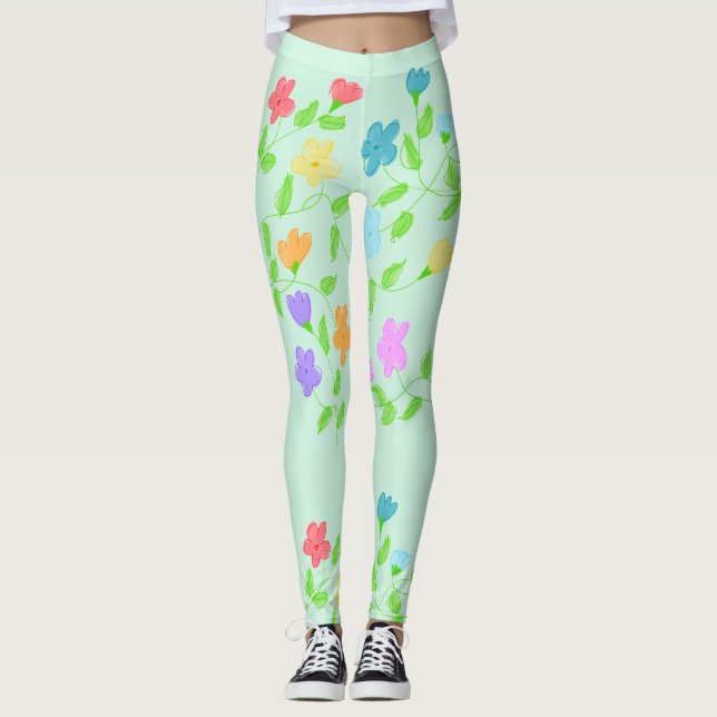 Summer Beach Leggings (Front)