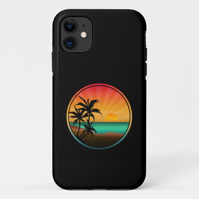 SUMMER BEACH NATURE Case-Mate iPhone CASE (Back)