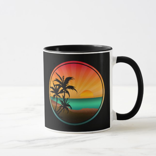 SUMMER BEACH NATURE MUG (Right)