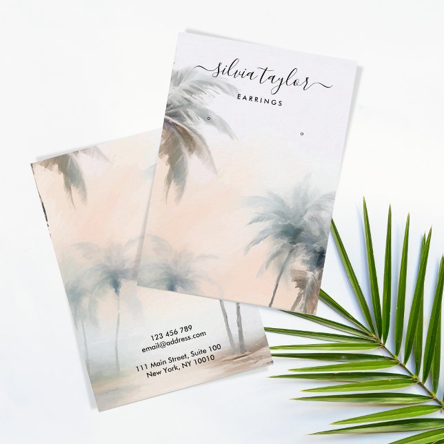 Summer Beach Ocean calligraphy  display card (Creator Uploaded)