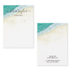 Summer Beach Ocean calligraphy display card