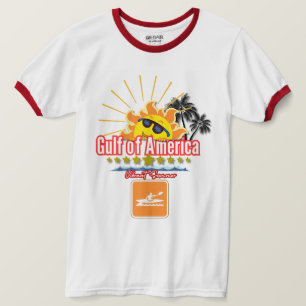 Summer Beach Outfit Ideas, Miami Retro Style T-Shirt