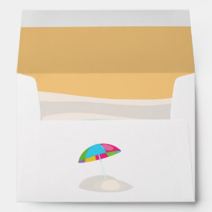 Summer Beach Party Envelope