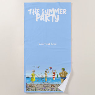 Summer Beach Party Towel