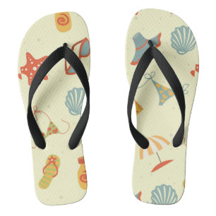 Summer Beach Pattern Jandals