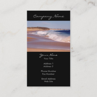Summer Beach Photo Business Card