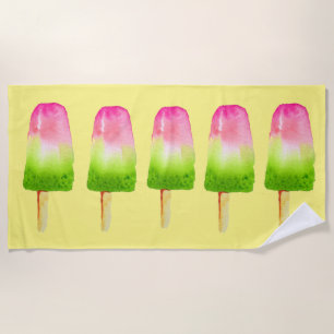 Summer Beach Popsicle fruit ice-block Beach Towel