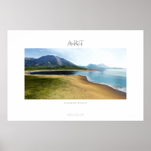 summer beach poster (Front)
