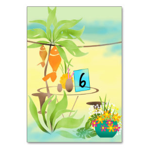 Summer beach sea cafe bar cocktail party day sun p table number