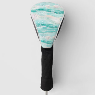 Summer Beach Seashell Pattern Golf Head Cover