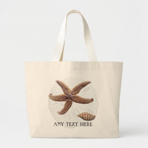 Summer Beach Shells Cotton Tote Bag